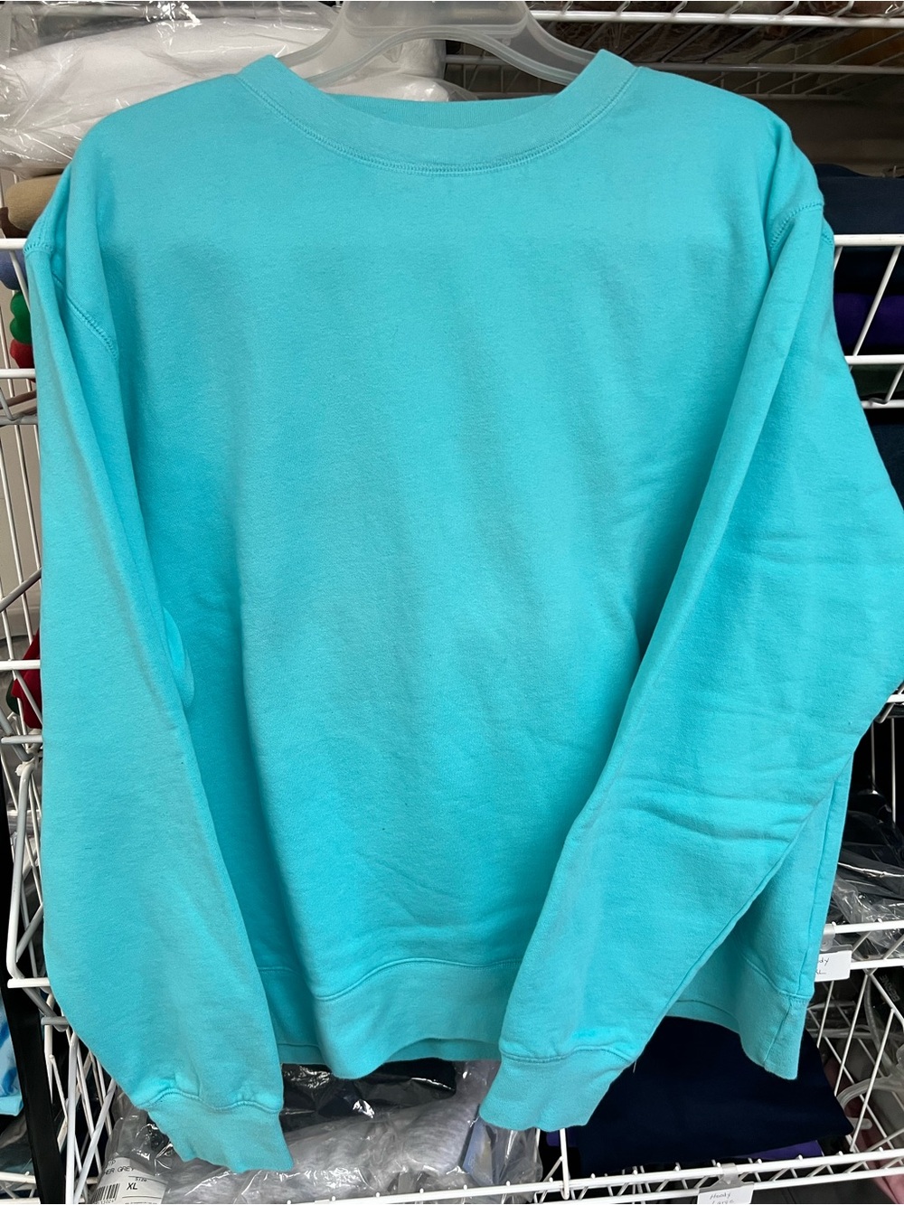 Comfort Colors Women’s Turquoise Crewneck Sweatshirt